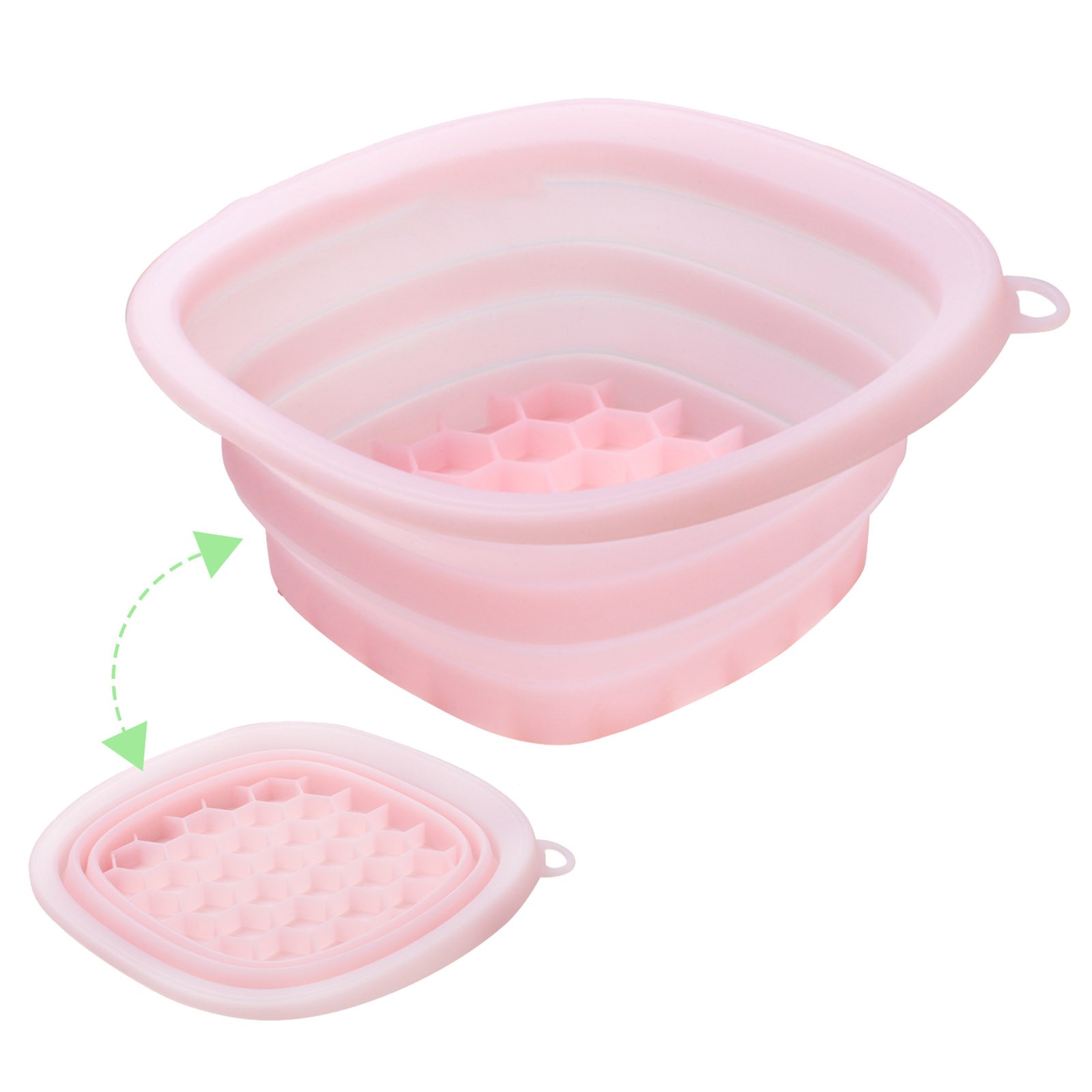 thumbnail image 2 of Cuenco Facial De Silicona Para Baño De Hielo Facial. Herramienta De Spa Reutilizable Con Bandeja Incorporada. Lavabo Plegable Portátil Para El Uso Diario En Casa Por La Mañana., 2 of 2